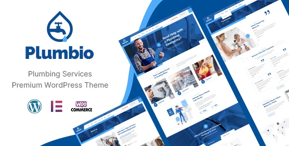 Plumbio – Plumbing Services WordPress Theme