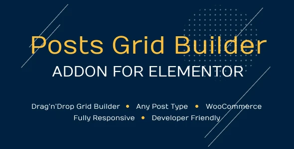 Posts Grid Builder for Elementor